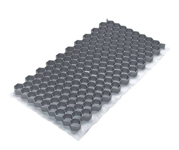 GRINDMAT ECCOGRAVEL - hoogte: 4 cm - GRIJS